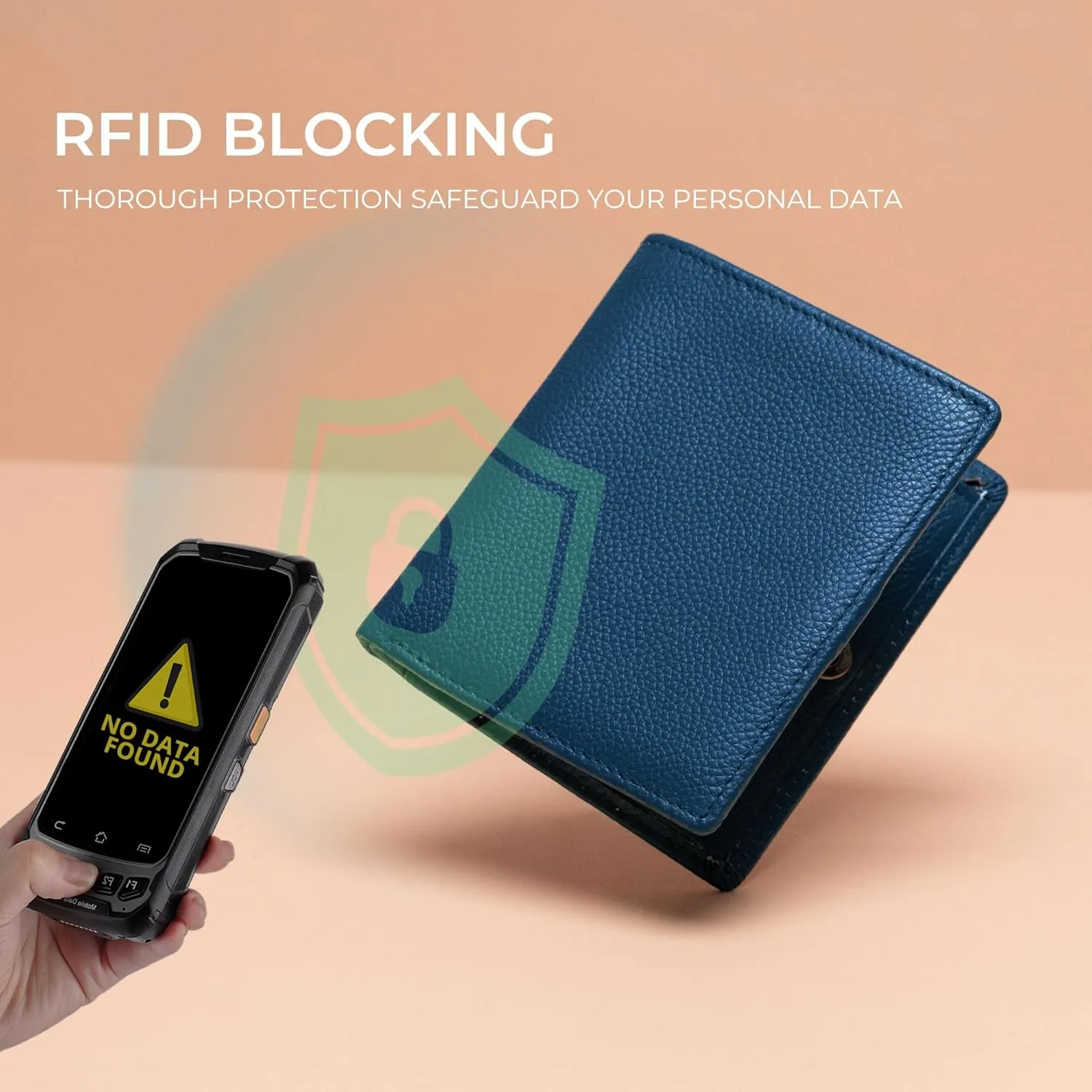Bveyzi Ultra Slim Small RFID Wallet for Women, Leather Tiny Thin Bifold Pocket Ladies Wallet