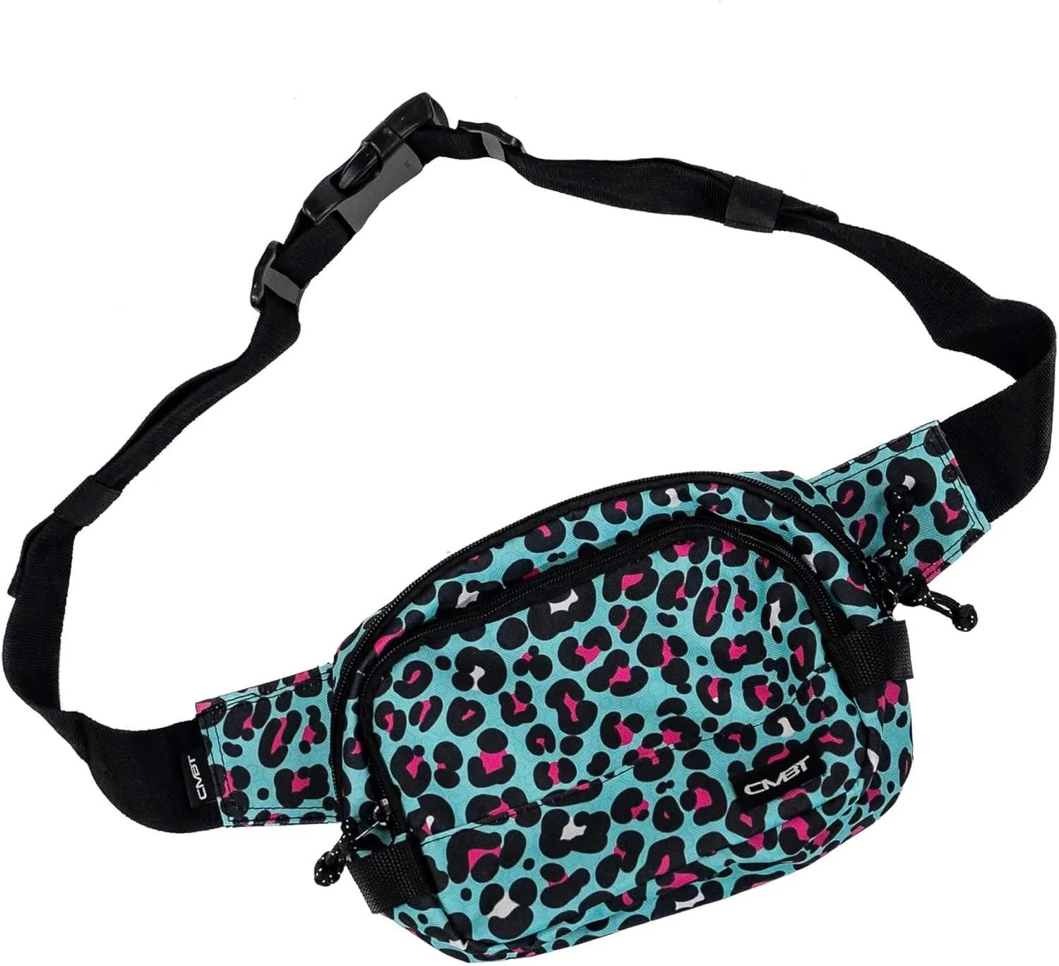 Combat Iron Tactical Mens Fanny Pack | Adjustable Waist Belt, Zippered Pockets | Compact Lightweight Belt Bag | Everyday Hip Pouch for Travel Outdoor Running Hunting