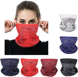 Face Mask Multi Bandana Neck Gaiter Seamless Magic Headband Outdoor Face Scarf for Dust Wind and UV Resistance