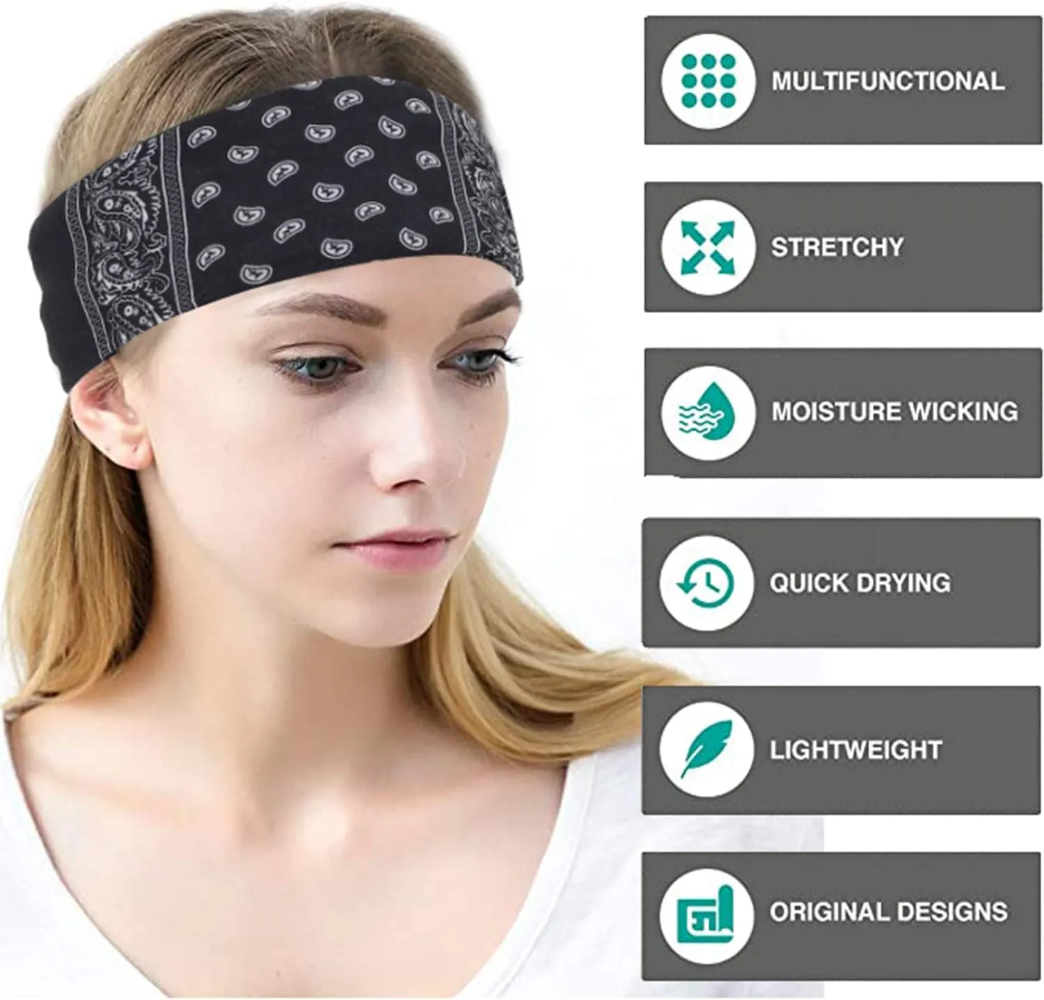 Face Mask Multi Bandana Neck Gaiter Seamless Magic Headband Outdoor Face Scarf for Dust Wind and UV Resistance