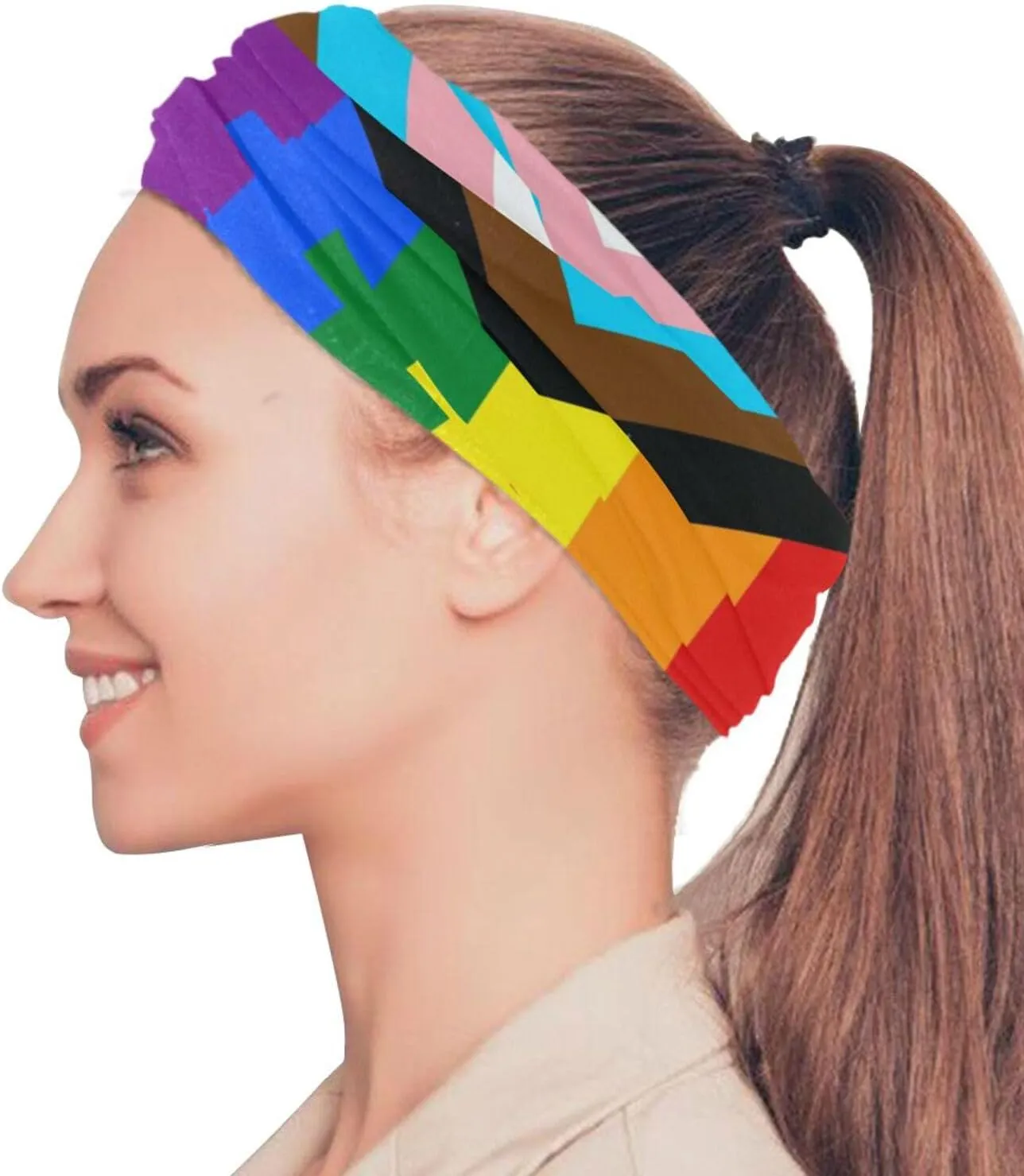 Fashion Bandanas Headwear Seamless Neck Gaiter Headwrap Balaclava (Goth Bat)