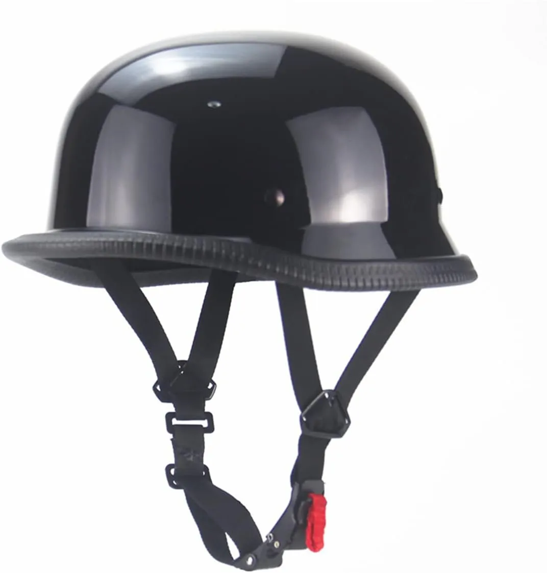 German Style Motorcycle Helmet,Adult Half Helmet Open Face DOT Approved, Motorcycle Cruiser Scooter Cool Helmet