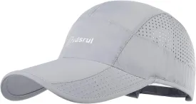 Running Hat Outdoor Quick Drying Baseball Cap Mesh Cool Workout Cap for Women and Men