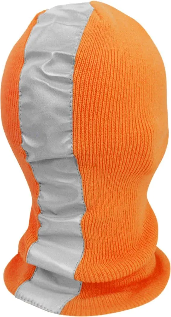 Safety Reflective Balaclava Mask with Adjustable Zipper Hat Skull Cap