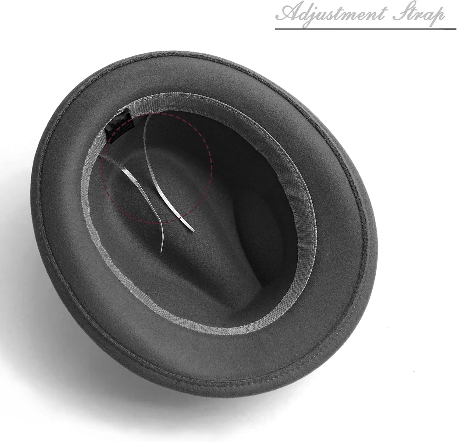 Short Brim Fedora Hats for Men & Women Felt Dress Panama Trilby Hats with Feathers Band