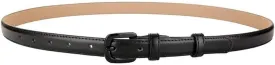 VOCHIC Trendy Women Leather Skinny Belts for Jeans Pants Thin Dress Waist Belt