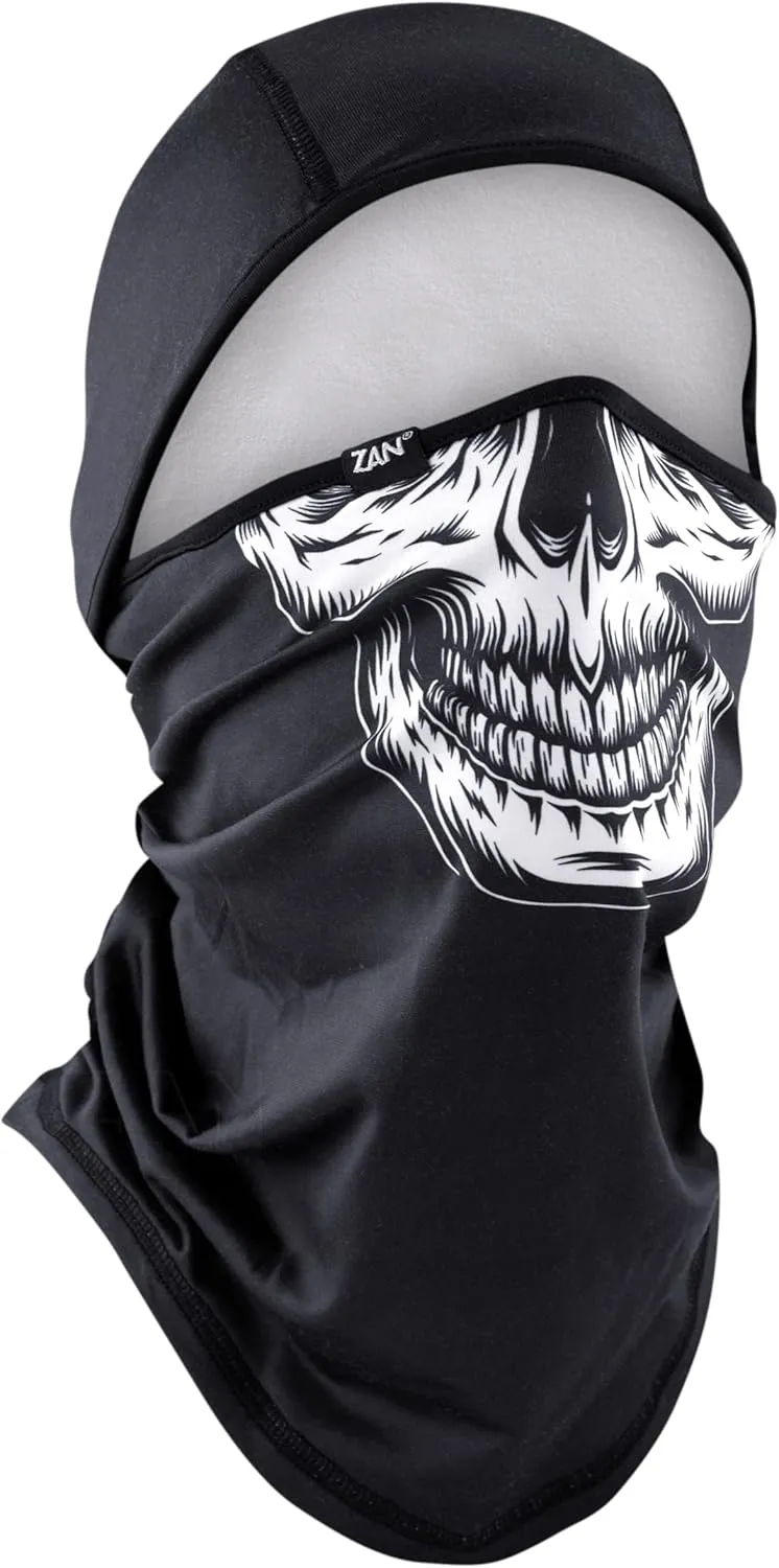Zanheadgear WB4L114 Convertible Balaclava SportFlex Series Solid Black